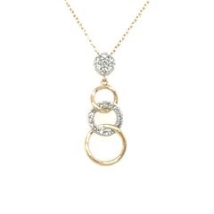 Diamond Hoop Pendant